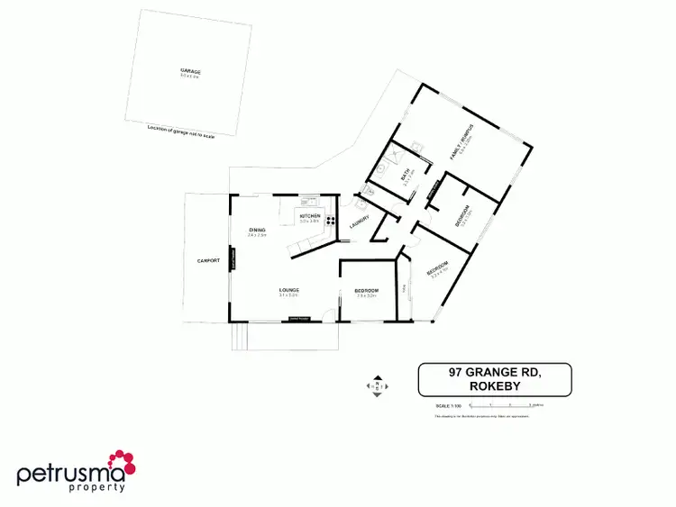 Floorplan of Homely house listing, 97 Grange Road, Rokeby TAS 7019