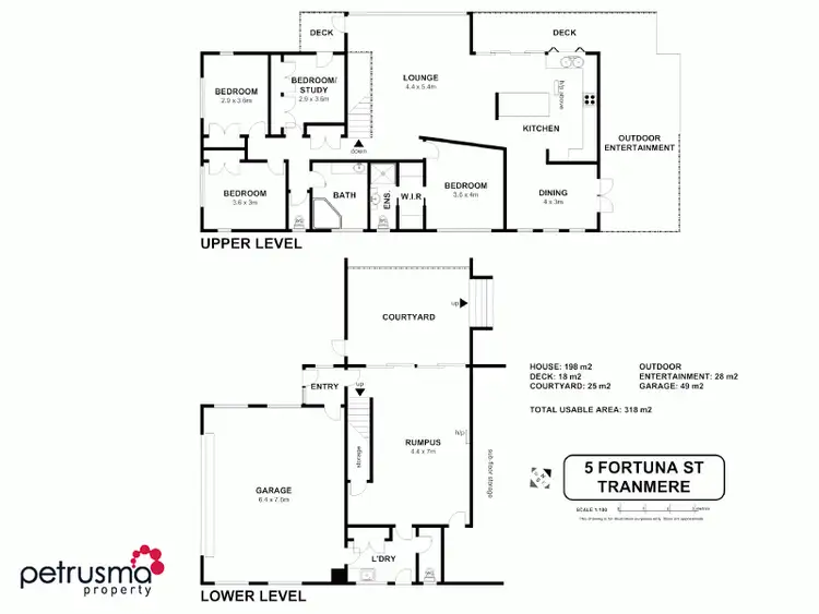 Floorplan of Homely house listing, 5 Fortuna Street, Tranmere TAS 7018