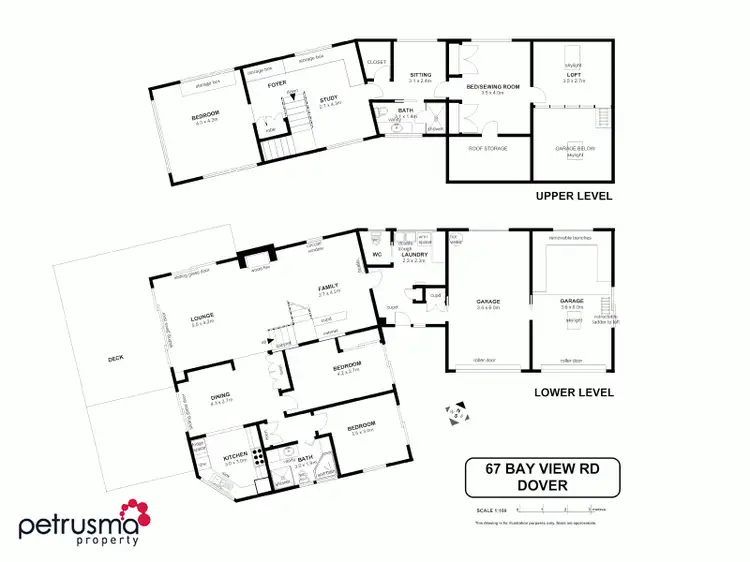 Floorplan of Homely house listing, 67 Bay View Road, Dover TAS 7117