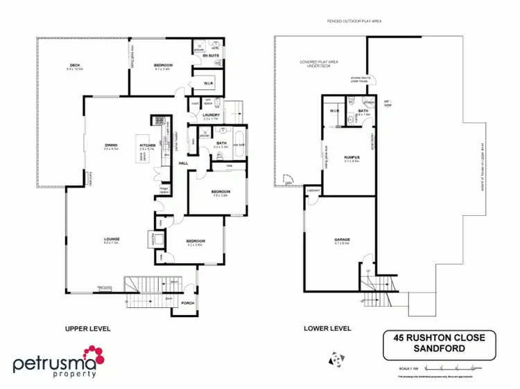 Floorplan of Homely house listing, 45 Rushton Close, Sandford TAS 7020