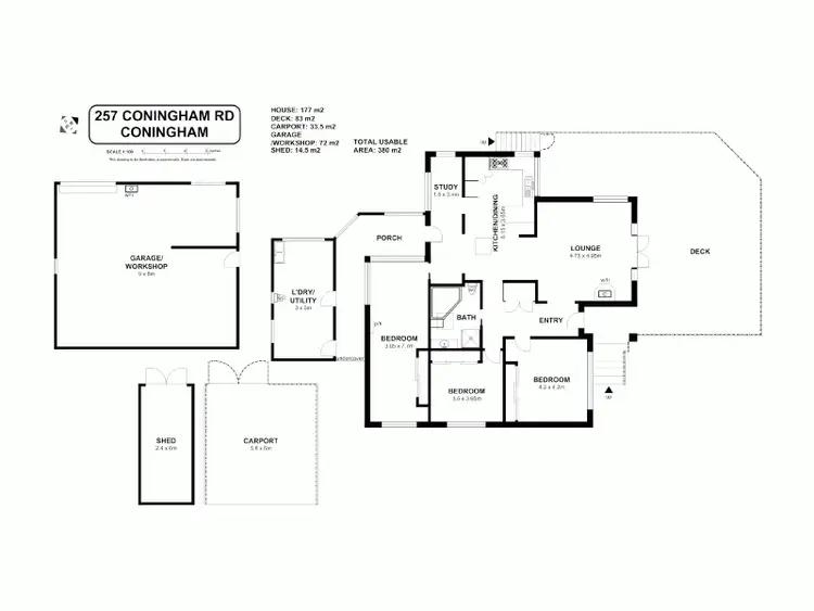 Floorplan of Homely house listing, 257 Coningham Rd, Coningham TAS 7054