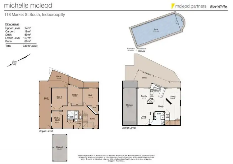 Floorplan of Homely house listing, 118 Market Street South, Indooroopilly QLD 4068