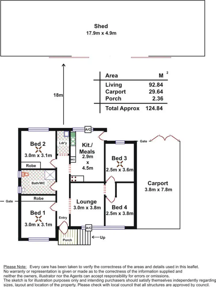 Floorplan of Homely house listing, Address available on request
