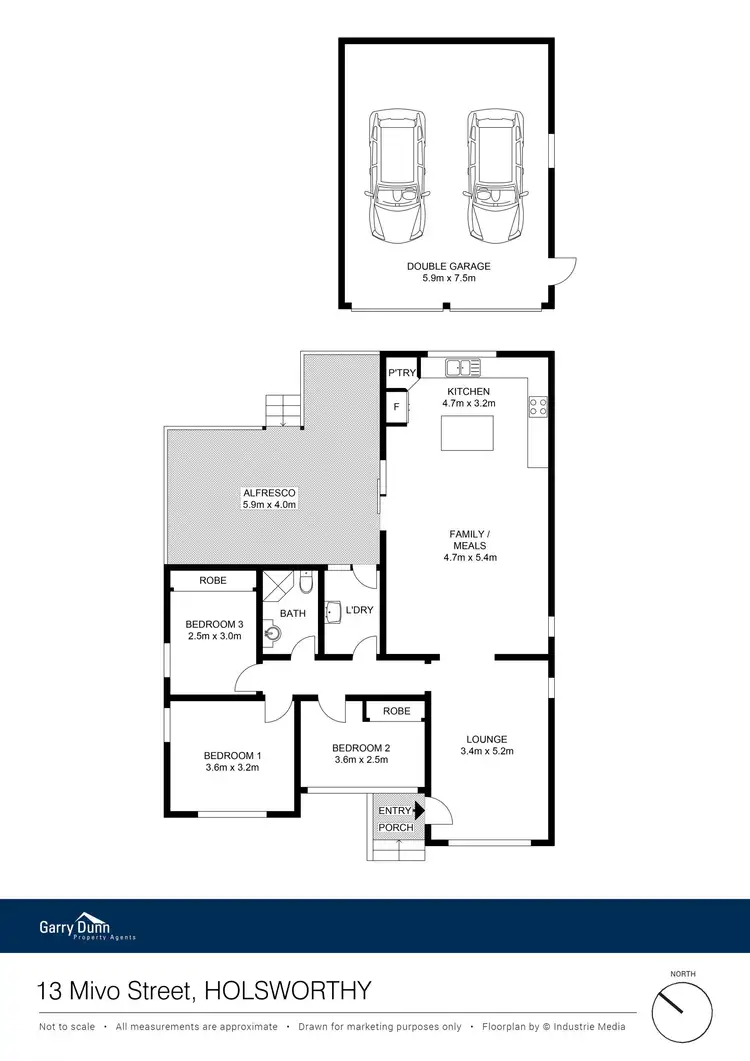 Floorplan of Homely house listing, 13 Mivo Street, Holsworthy NSW 2173