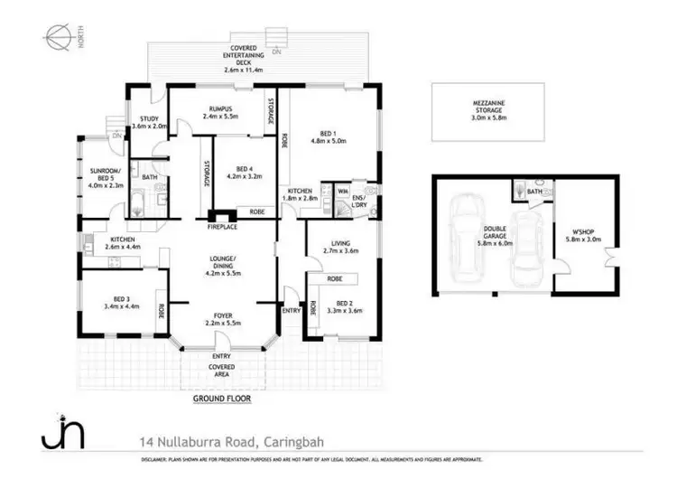 Floorplan of Homely house listing, 14 Nullaburra Road, Caringbah NSW 2229