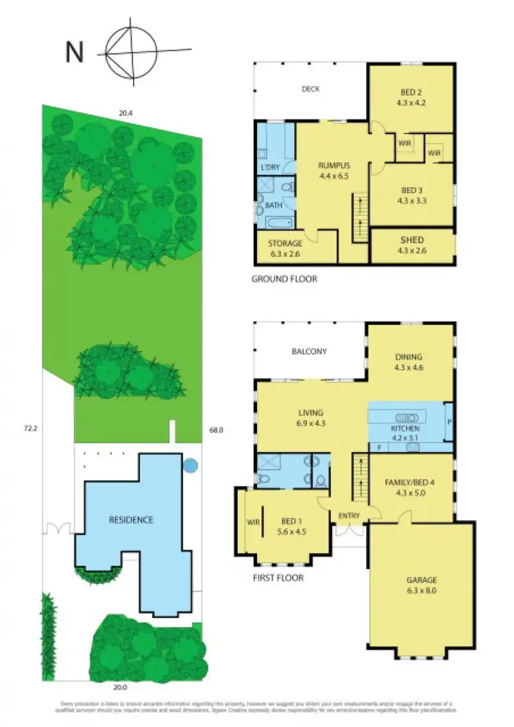 Floorplan of Homely house listing, 63 Wandana Drive, Wandana Heights VIC 3216