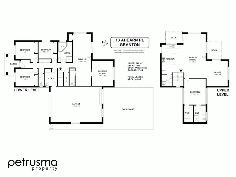 Floorplan of Homely house listing, 13 Aherne Place, Granton TAS 7030