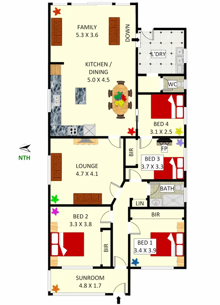 Floorplan of Homely house listing, 18 Daisy Street, Croydon Park NSW 2133