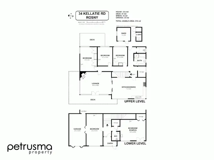 Floorplan of Homely house listing, 34 Kellatie Road, Rosny TAS 7018