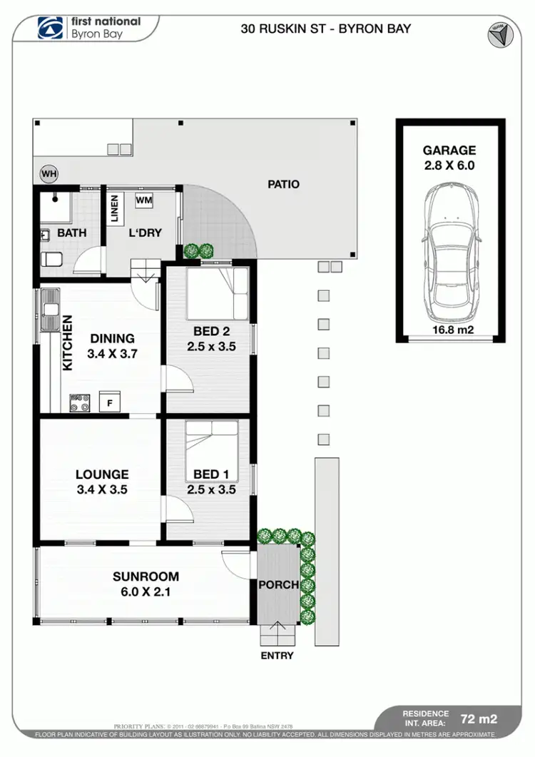 Floorplan of Homely house listing, 30 Ruskin Street, Byron Bay NSW 2481