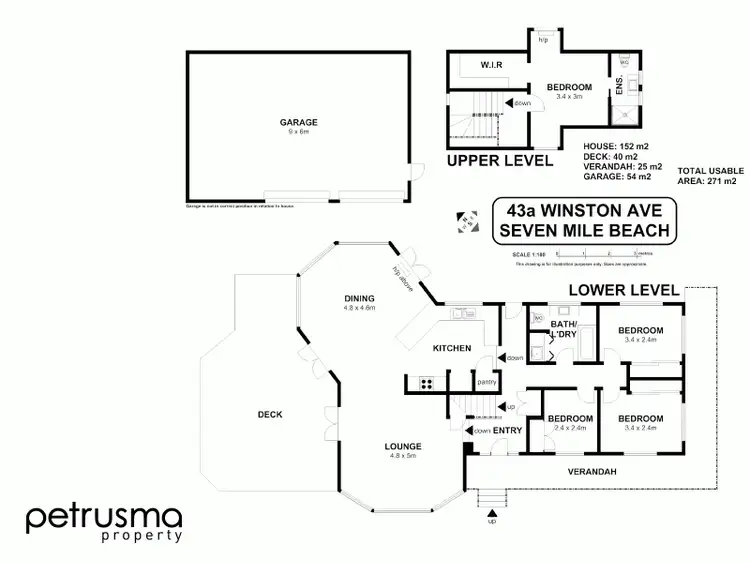 Floorplan of Homely house listing, 43A Winston Avenue, Seven Mile Beach TAS 7170