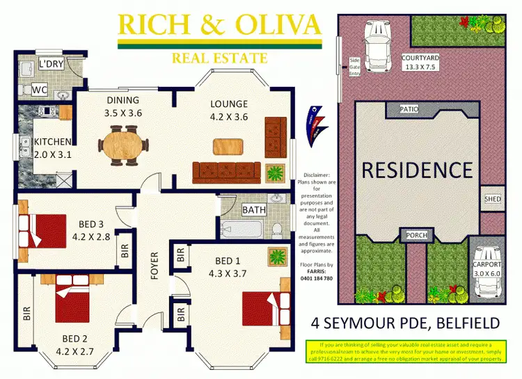 Floorplan of Homely house listing, 4 Seymour Parade, Belfield NSW 2191