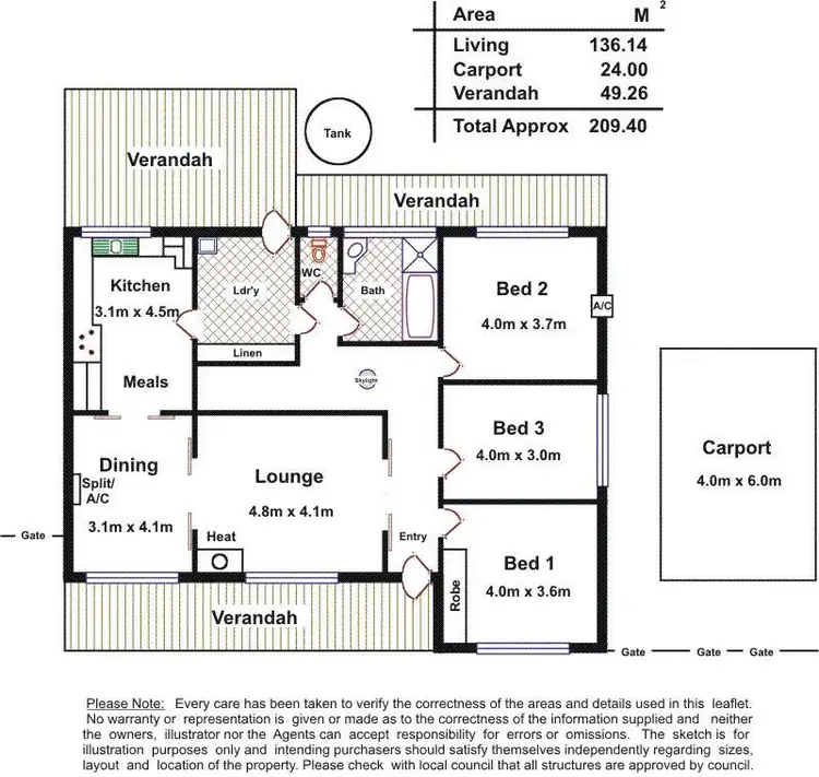 Floorplan of Homely house listing, Address available on request