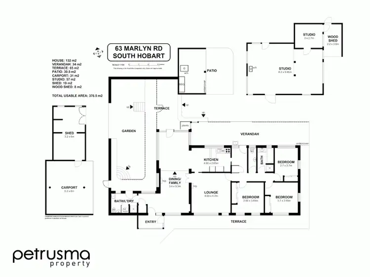 Floorplan of Homely house listing, 63 Marlyn Road, South Hobart TAS 7004