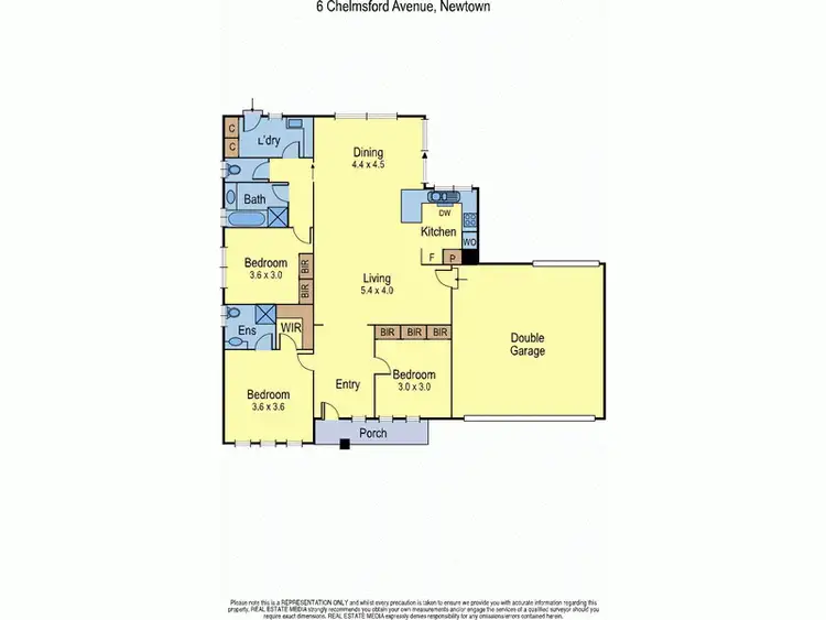 Floorplan of Homely house listing, 6 Chelmsford Avenue, Newtown VIC 3220