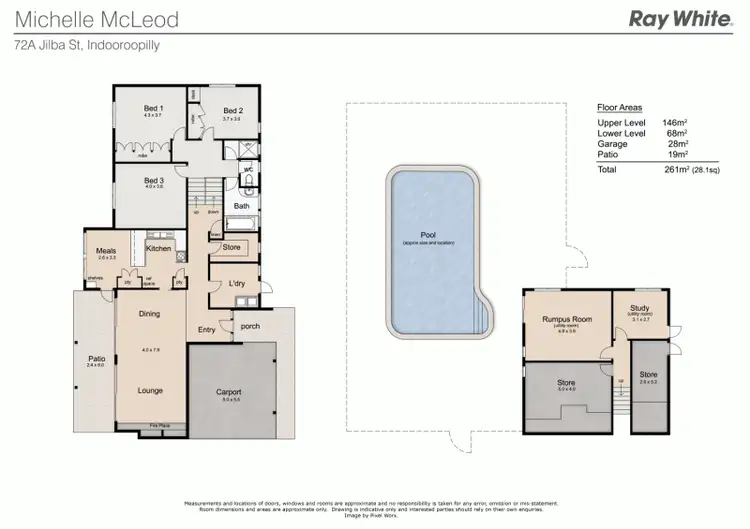 Floorplan of Homely house listing, 72a Jilba Street, Indooroopilly QLD 4068