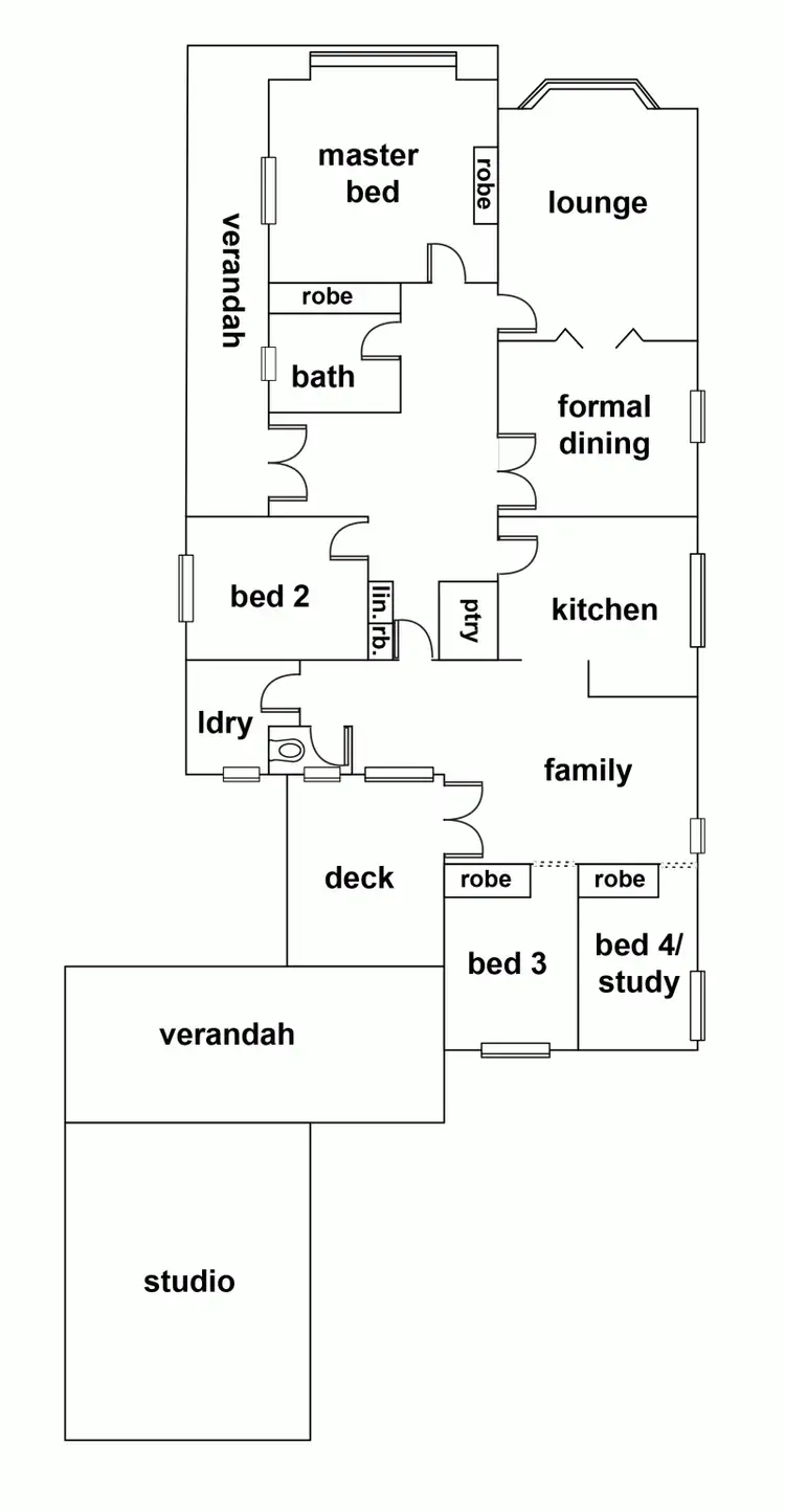Floorplan of Homely house listing, 12 Bowen Street, Horsham VIC 3400