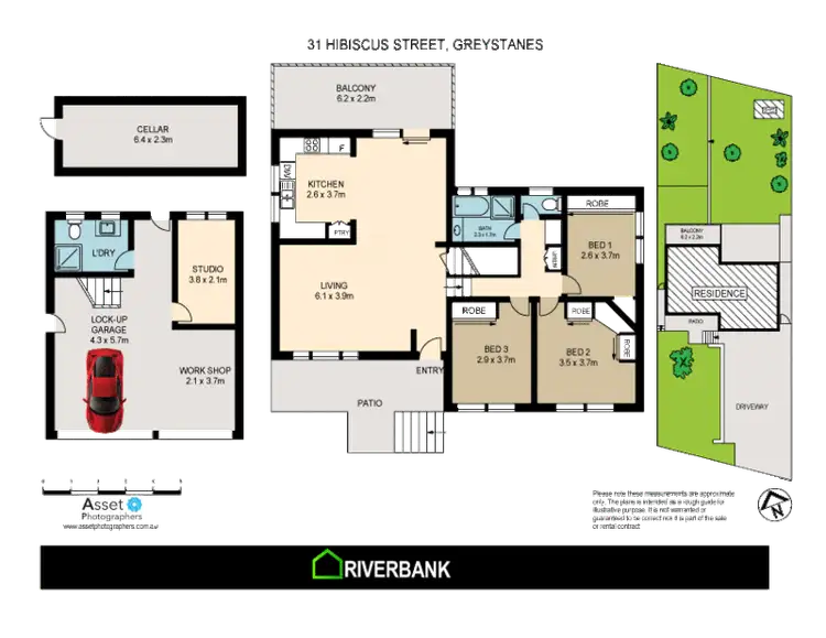 Floorplan of Homely house listing, 31 Hibiscus Street, Greystanes NSW 2145