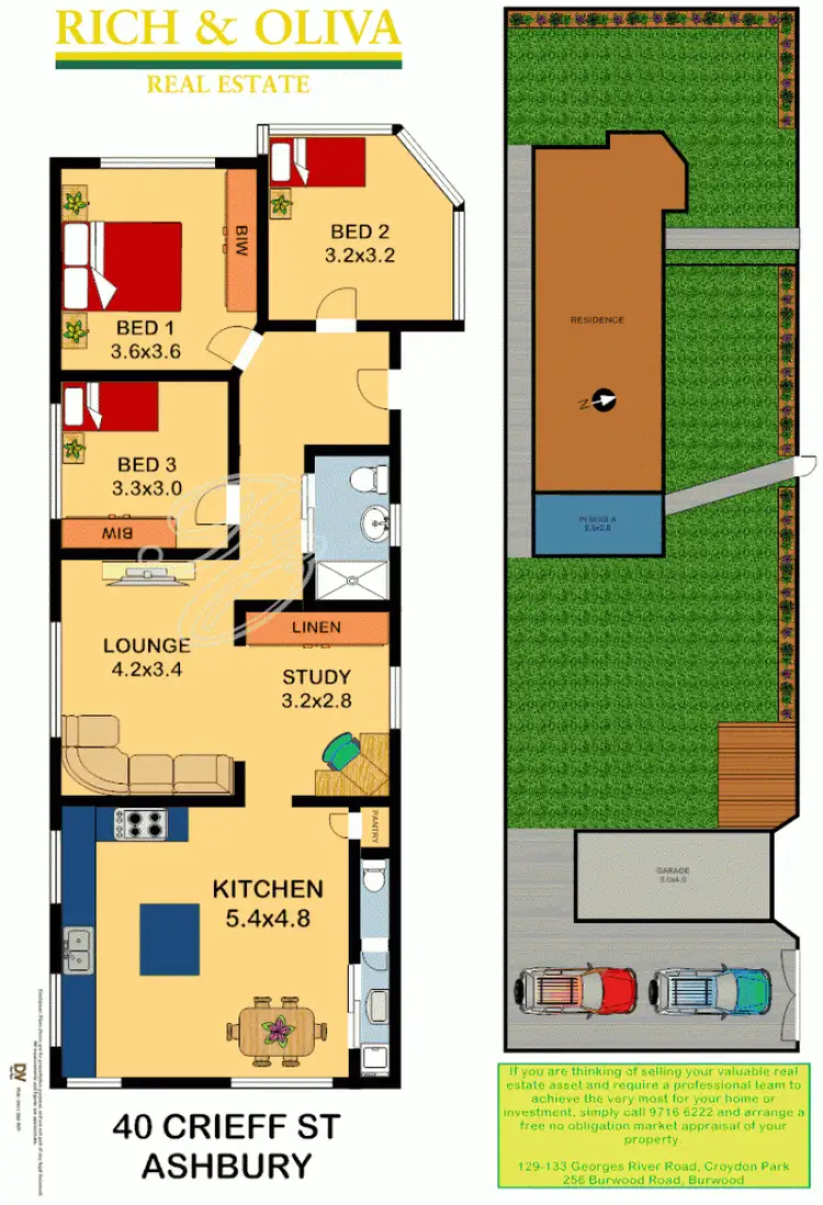 Floorplan of Homely house listing, 40 Crieff Street, Ashbury NSW 2193