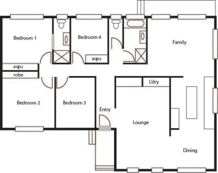 Floorplan of Homely house listing, 6 Henning Place, Kambah ACT 2902