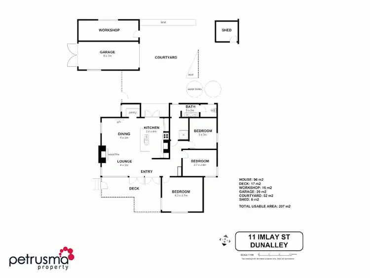 Floorplan of Homely house listing, 11 Imlay Street, Dunalley TAS 7177