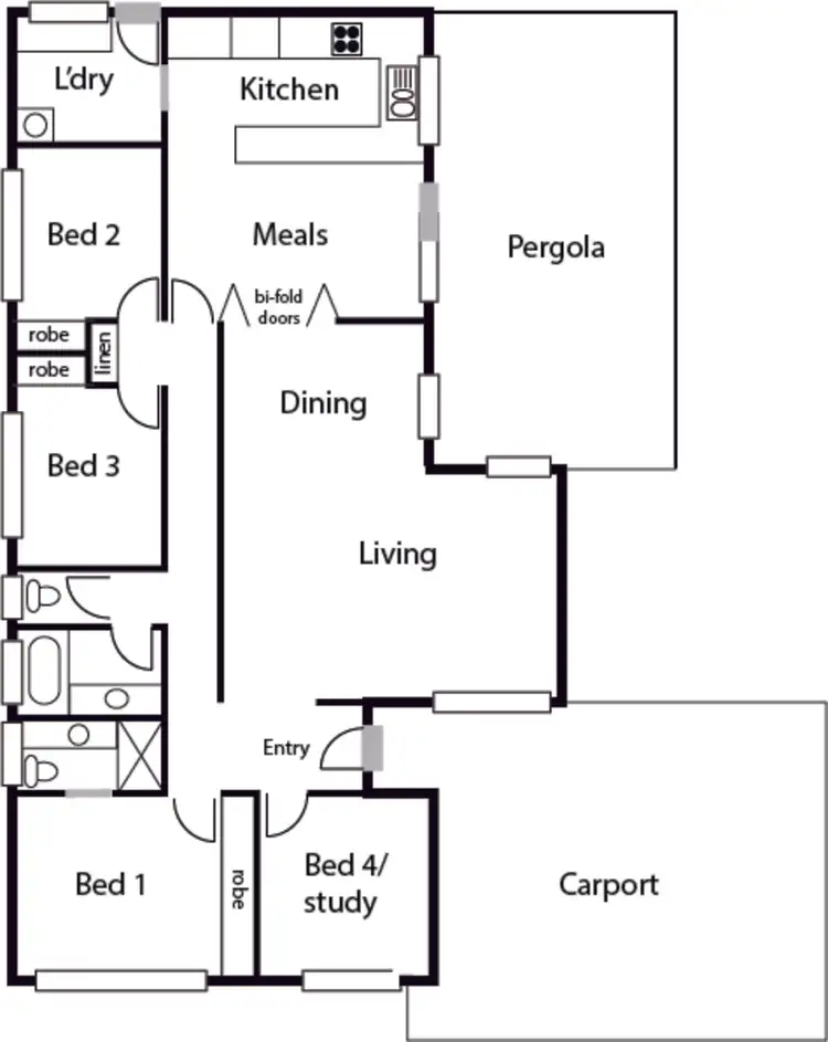 Floorplan of Homely house listing, 21 Renmark Street, Duffy ACT 2611