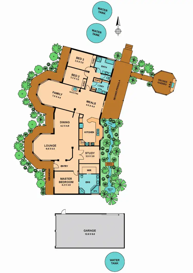 Floorplan of Homely house listing, 1100 NORTHERN HIGHWAY, Kilmore VIC 3764