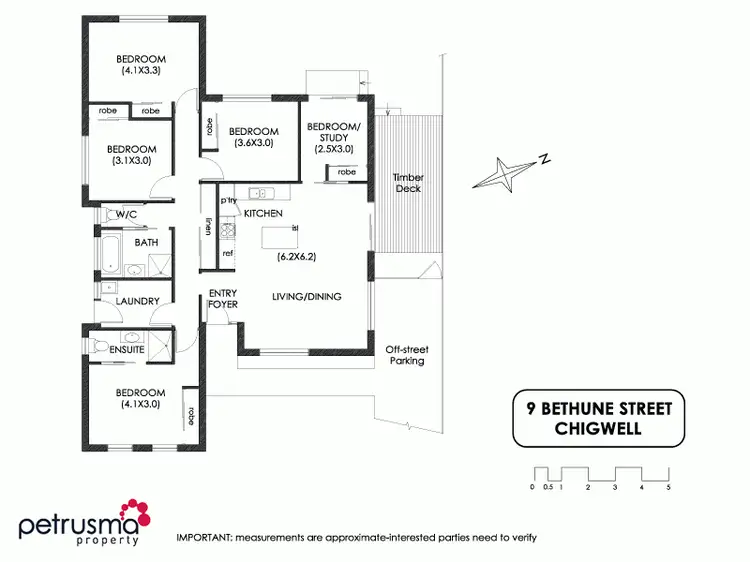 Floorplan of Homely house listing, 9 Bethune St, Chigwell TAS 7011