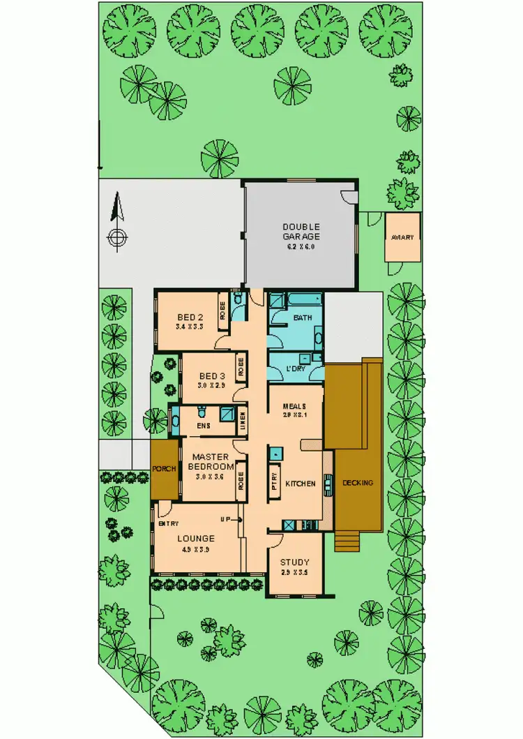 Floorplan of Homely house listing, 42 DUDLEY STREET, Wallan VIC 3756