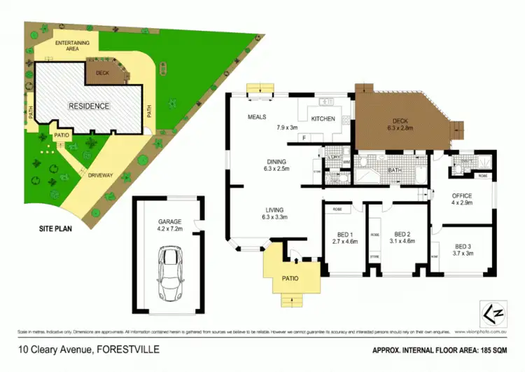 Floorplan of Homely house listing, 10 Cleary Ave, Forestville NSW 2087