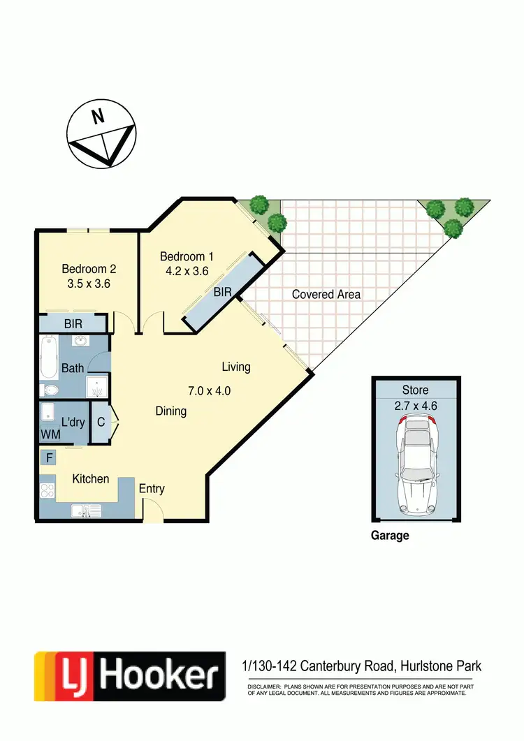 Floorplan of Homely apartment listing, 1/130-142 Canterbury Road, Hurlstone Park NSW 2193