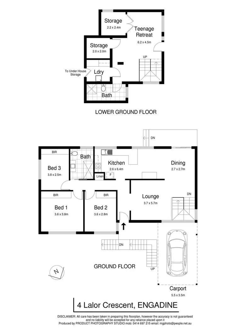 Floorplan of Homely house listing, 4 Lalor Crescent, Engadine NSW 2233