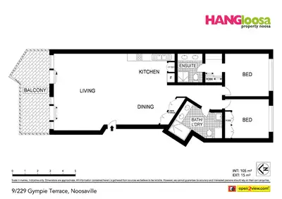 Floorplan of Homely unit listing, 9/225 Gympie Terrace, Noosaville QLD 4566