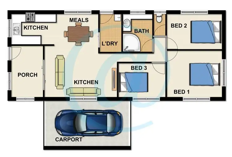 Floorplan of Homely house listing, 37 Southgate Drv, Woodridge QLD 4114