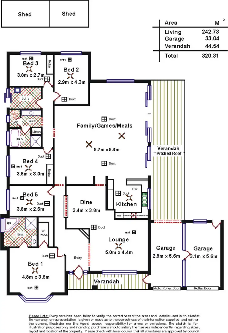 Floorplan of Homely house listing, Address available on request
