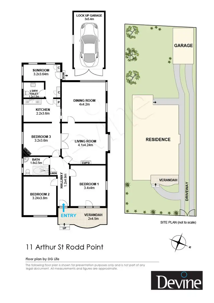 Floorplan of Homely house listing, 11 Arthur Street, Rodd Point NSW 2046