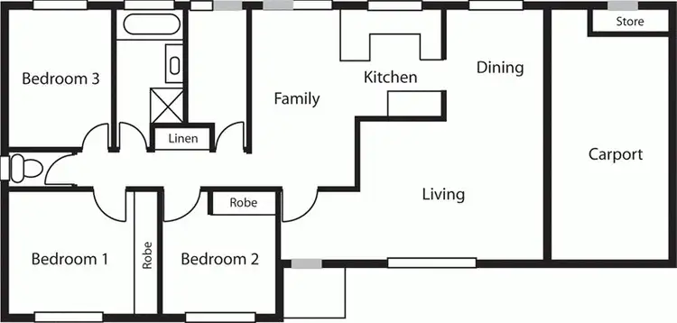 Floorplan of Homely townhouse listing, 18/8 Jondol Place, Isabella Plains ACT 2905