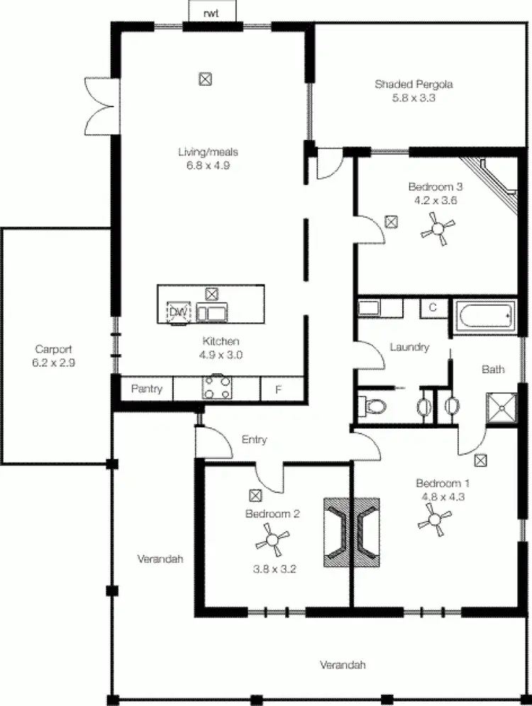 Floorplan of Homely house listing, 616 Anzac Highway, Glenelg East SA 5045
