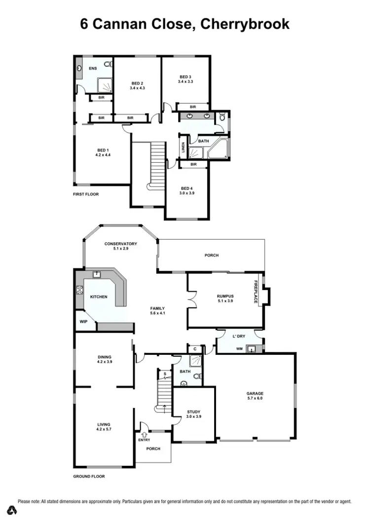 Floorplan of Homely house listing, 6 Cannan Close, Cherrybrook NSW 2126