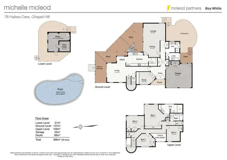 Floorplan of Homely house listing, 78 Hakea Crescent, Chapel Hill QLD 4069