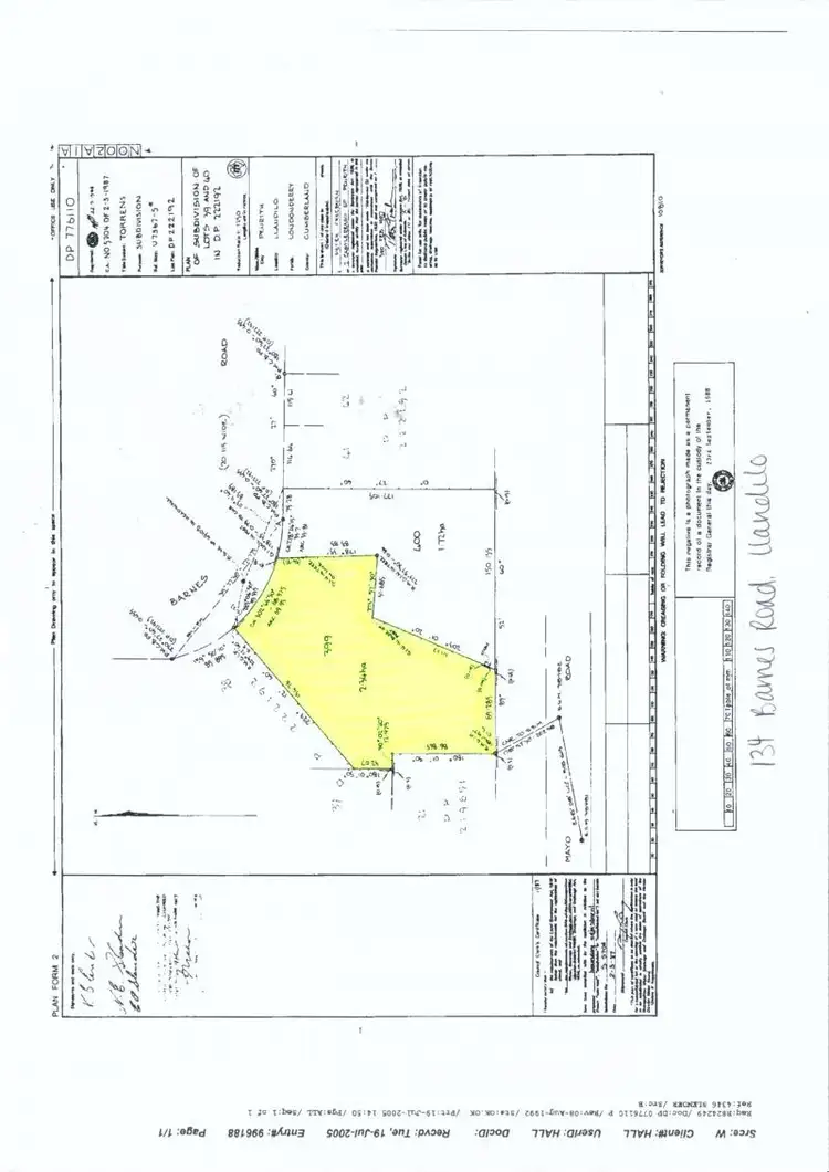 Floorplan of Homely rural property listing, 134 Barnes Road, Llandilo NSW 2747