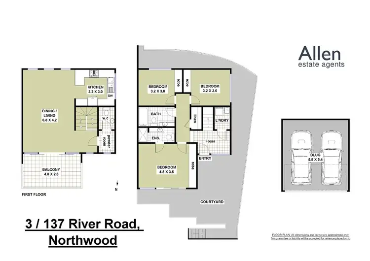 Floorplan of Homely house listing, 3/137 River Road, Northwood NSW 2066