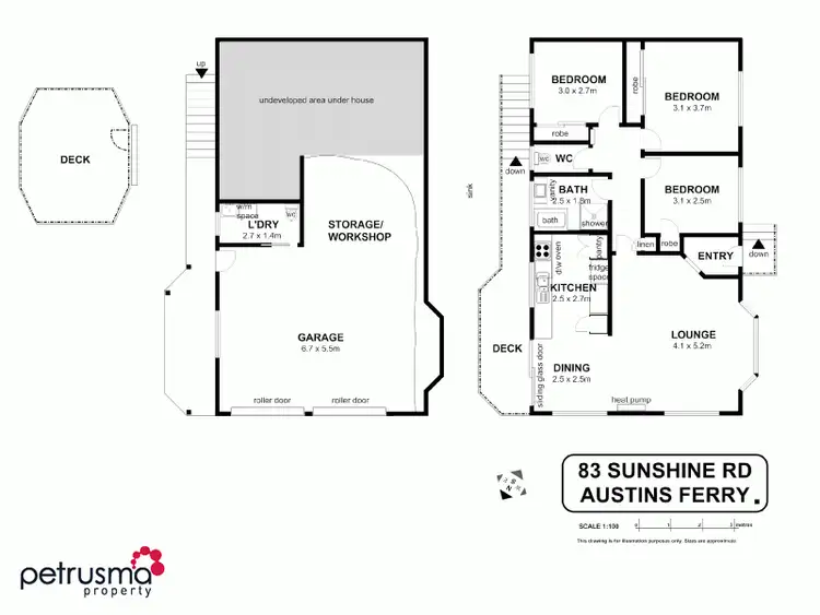 Floorplan of Homely house listing, 83 Sunshine Road, Austins Ferry TAS 7011