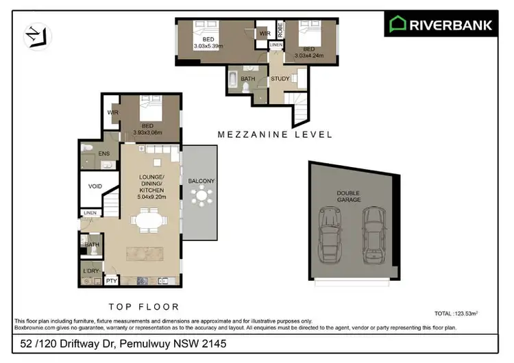 Floorplan of Homely apartment listing, 52/120 Driftway Drive, Pemulwuy NSW 2145