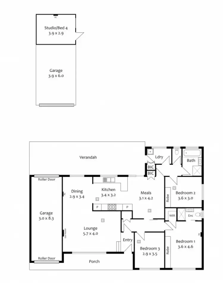 Floorplan of Homely house listing, 6 Murphy Street, Fulham Gardens SA 5024
