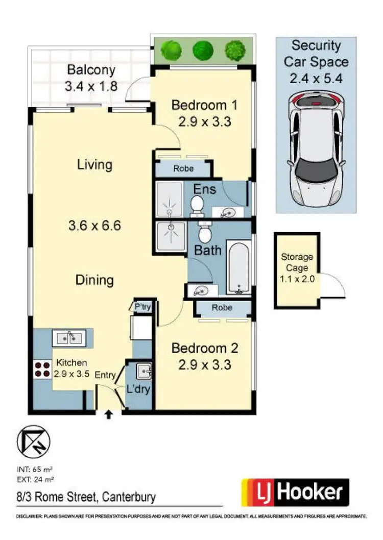Floorplan of Homely apartment listing, 8/3 Rome Street, Canterbury NSW 2193