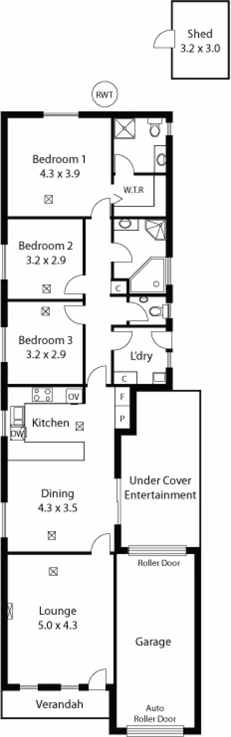 Floorplan of Homely house listing, 16 Weymouth Street, Campbelltown SA 5074