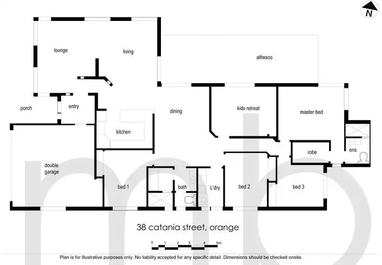 Floorplan of Homely house listing, 38 Catania Street, Orange NSW 2800