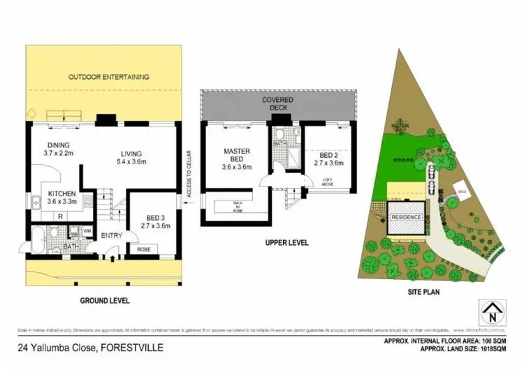 Floorplan of Homely house listing, 24 Yallumba Close, Forestville NSW 2087
