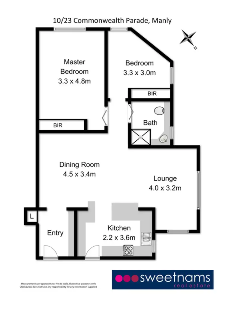Floorplan of Homely unit listing, 10/23 Commonwealth Parade, Manly NSW 2095